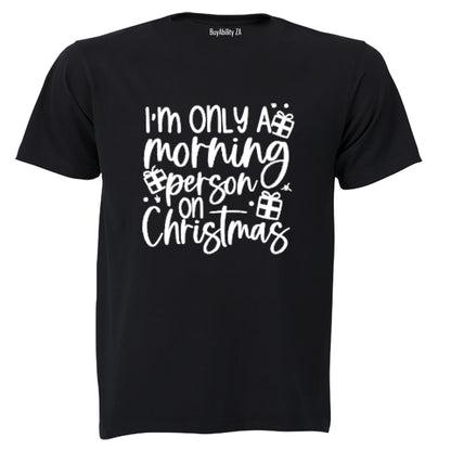 Morning Person On Christmas - Kids T-Shirt - BuyAbility South Africa