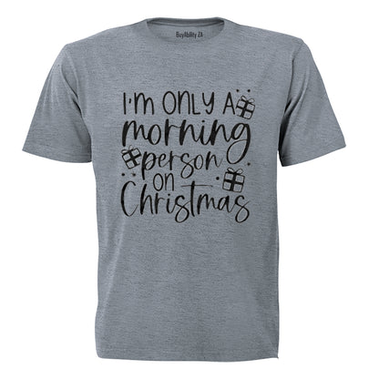 Morning Person On Christmas - Kids T-Shirt - BuyAbility South Africa