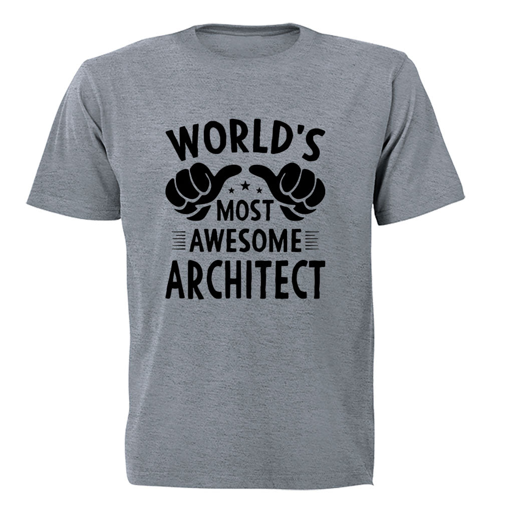 Most Awesome Architect - Adults - T-Shirt - BuyAbility South Africa