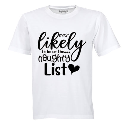 Most Likely - Christmas - Adults - T-Shirt