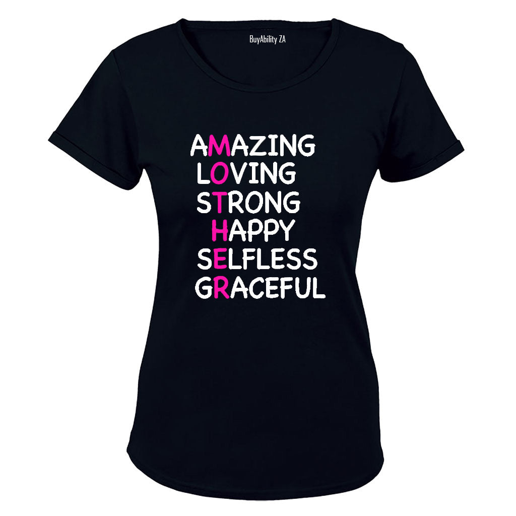 Mother - Amazing. Loving - Ladies - T-Shirt