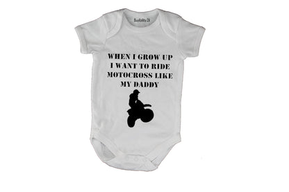 Motocross Like Daddy - Baby Grow