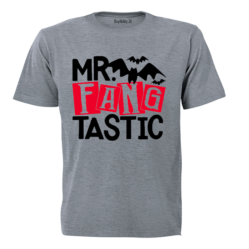 Mr. FANG-TASTIC - Halloween - Adults - T-Shirt - BuyAbility