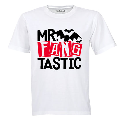 Mr. FANG-TASTIC - Halloween - Adults - T-Shirt - BuyAbility