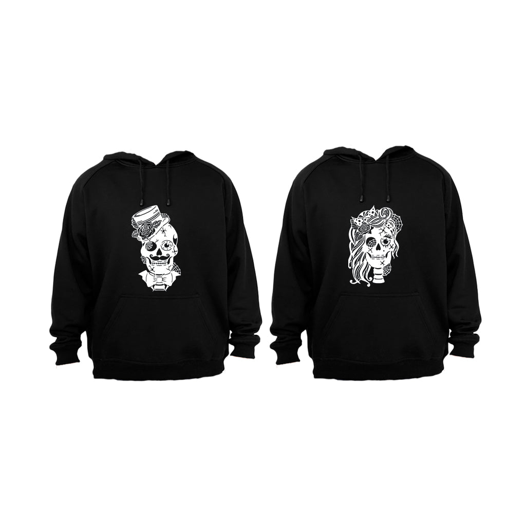 Mr and Mrs Skeleton - Couples Hoodies (1 Set)