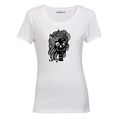 Mrs Halloween Skeleton - Ladies - T-Shirt