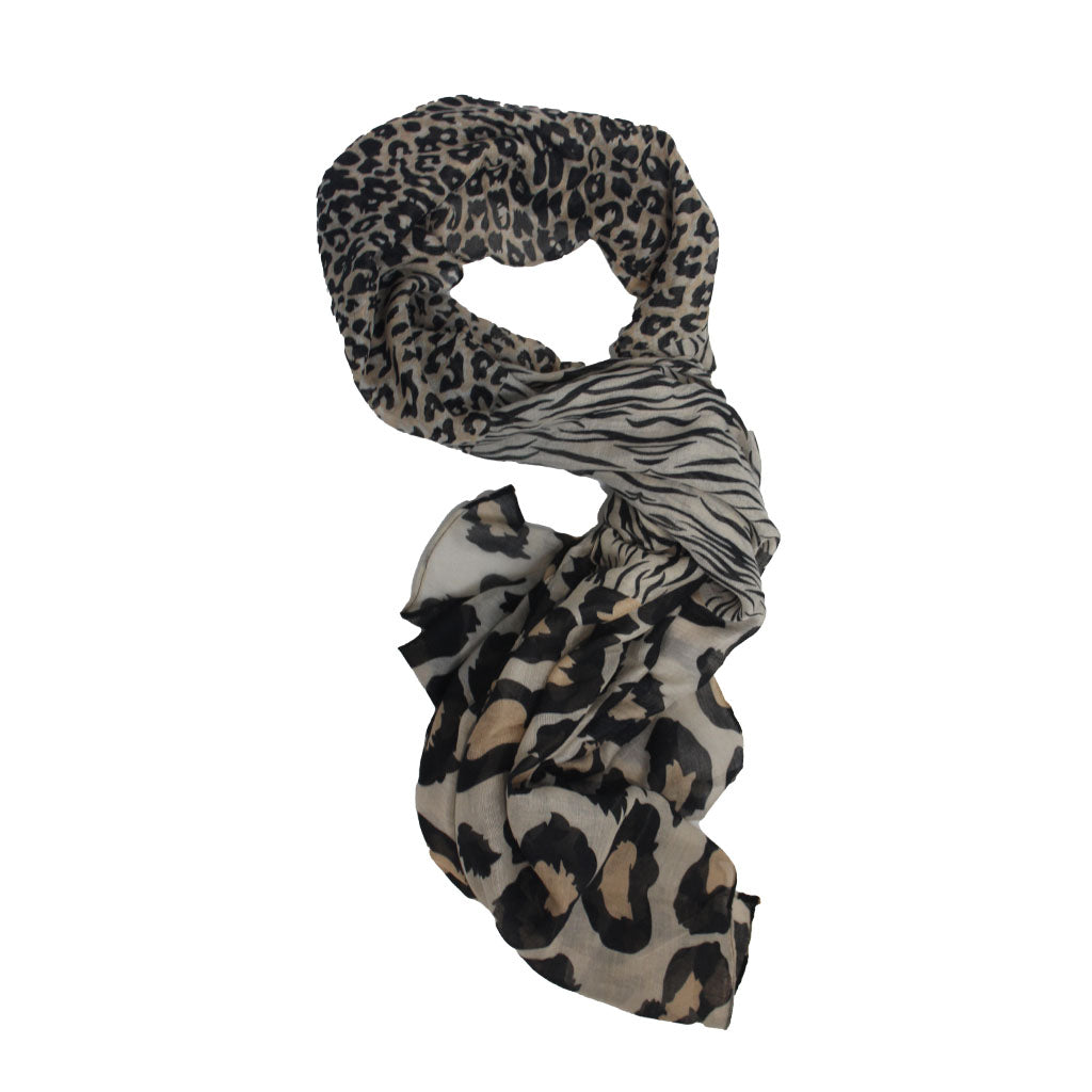 Multi Animal Print Scarf - BuyAbility