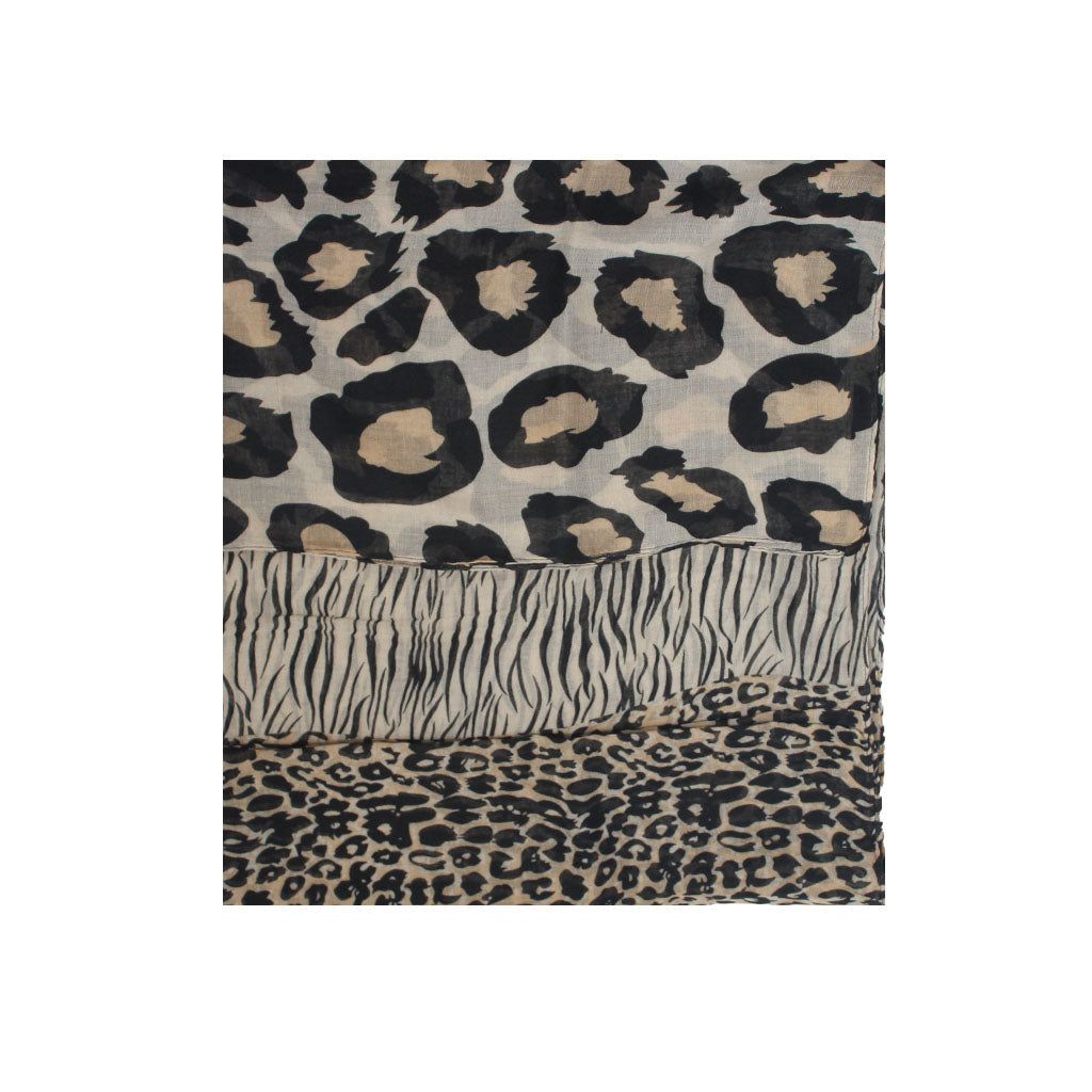 Multi Animal Print Scarf - BuyAbility