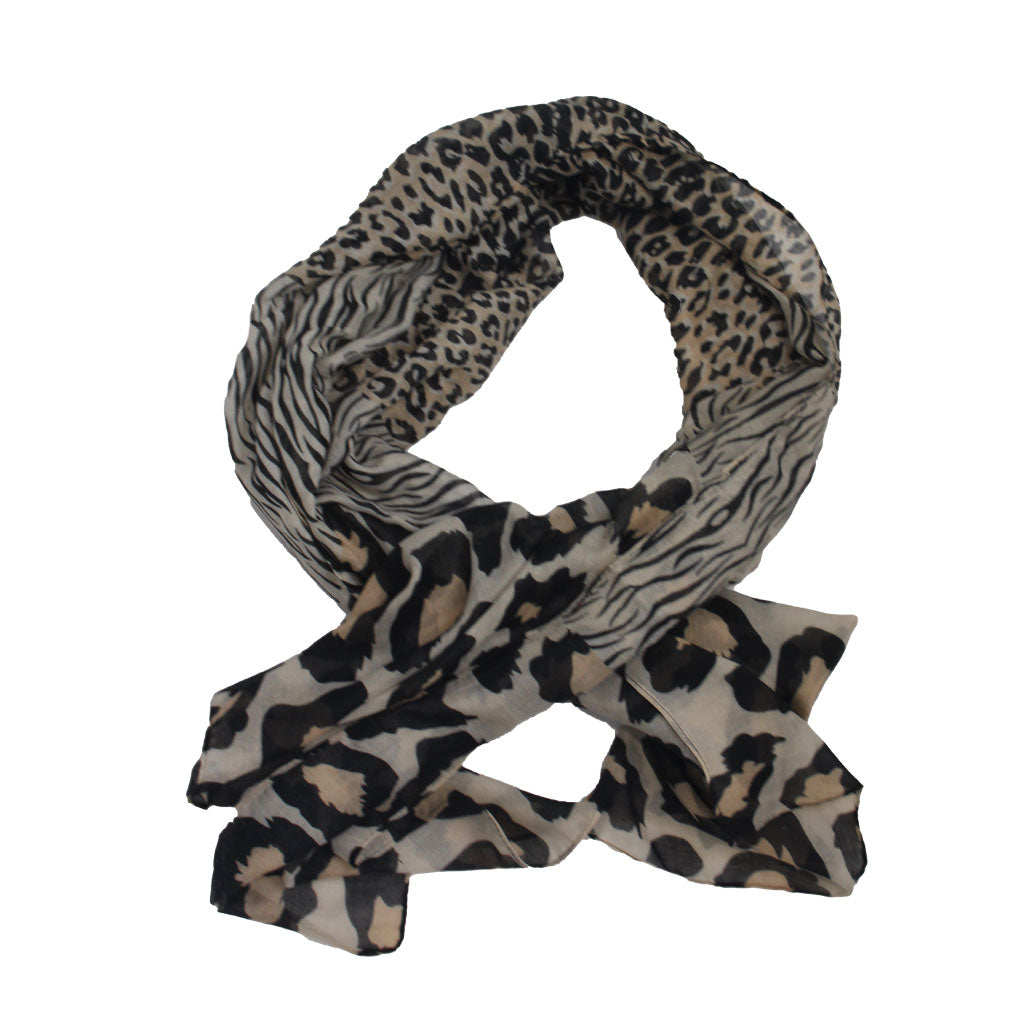 Multi Animal Print Scarf - BuyAbility