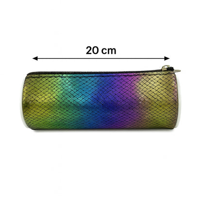 Multicolour Mermaid-Scale Pencil Case