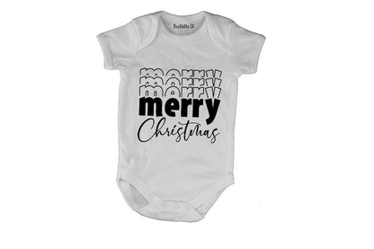 Multiple MERRY Christmas - Baby Grow