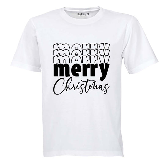 Multiple MERRY Christmas - Adults - T-Shirt