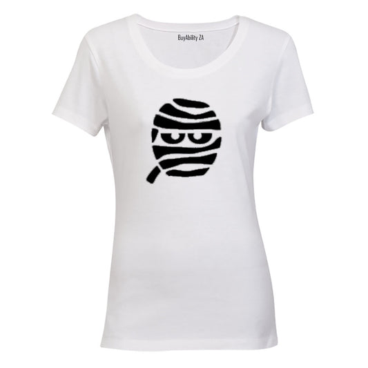 Mummy Face - Halloween - Ladies - T-Shirt