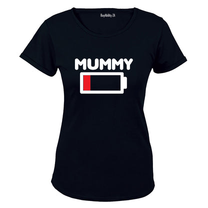 Mummy - Battery Levels - Ladies - T-Shirt