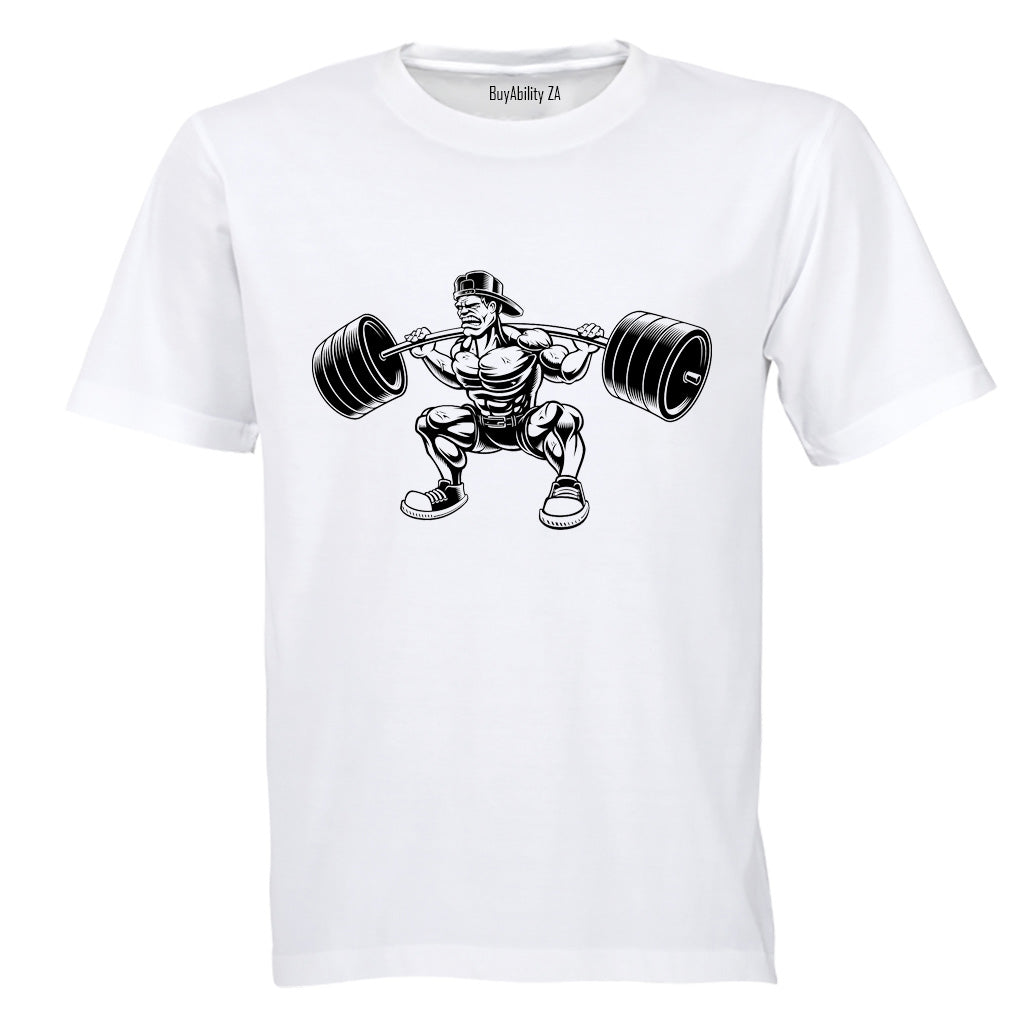 Muscle Man - Weightlifting - Adults - T-Shirt