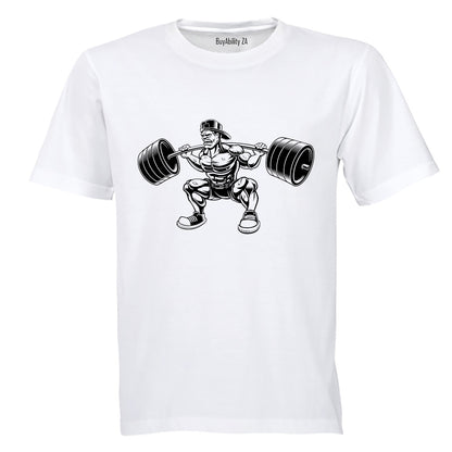 Muscle Man - Weightlifting - Adults - T-Shirt