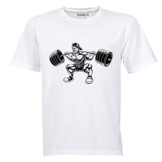 Muscle Man - Weightlifting - Adults - T-Shirt