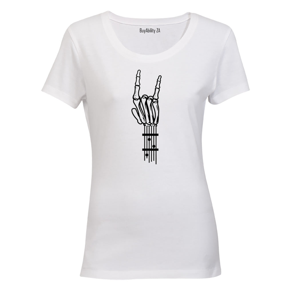 Music Guitar Skeleton - Ladies - T-Shirt - BuyAbility South Africa
