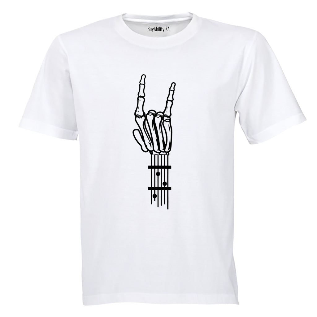 Music Guitar Skeleton - Adults - T-Shirt - BuyAbility South Africa