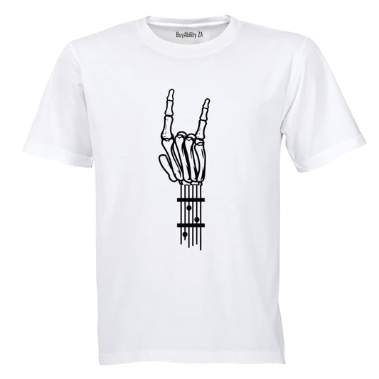 Music Guitar Skeleton - Adults - T-Shirt - BuyAbility South Africa