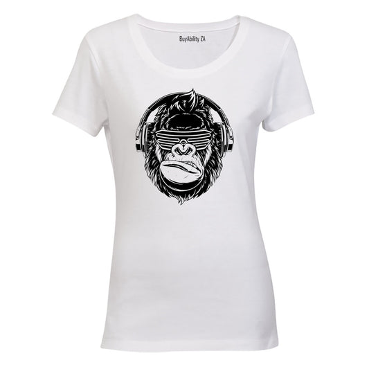 Music Monkey - Ladies - T-Shirt