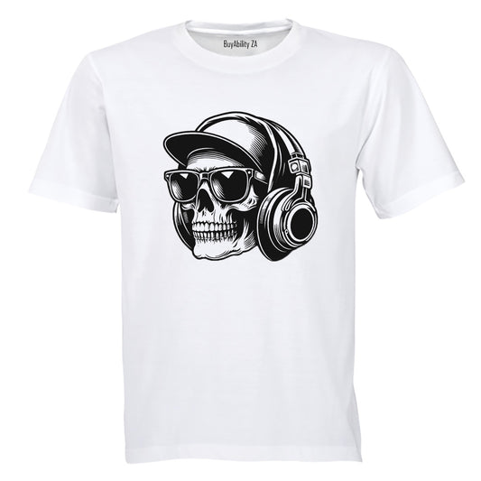 Music Skull - Adults - T-Shirt - BuyAbility South Africa
