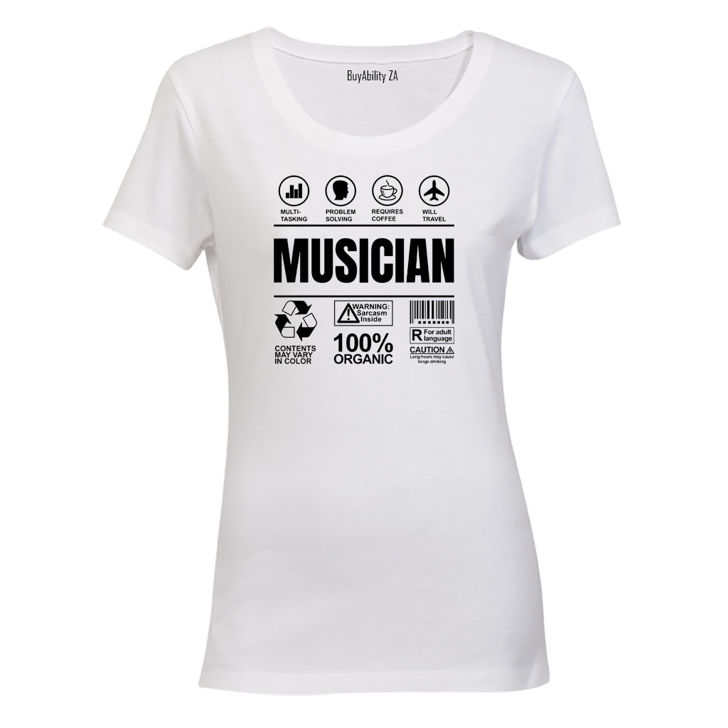 Musician Label - Ladies - T-Shirt - BuyAbility South Africa