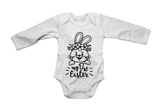 My 1st Easter - Floral Bunny - Baby Grow