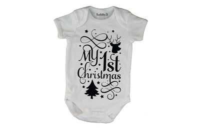My 1st Christmas - Tree & Reindeer - Baby Grow