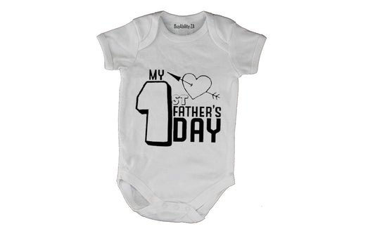My 1st Father's Day - Bold - Baby Grow