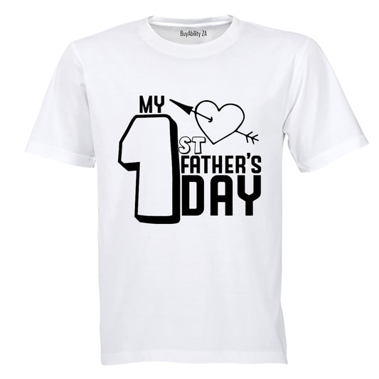 My 1st Father's Day - Bold - Adults - T-Shirt