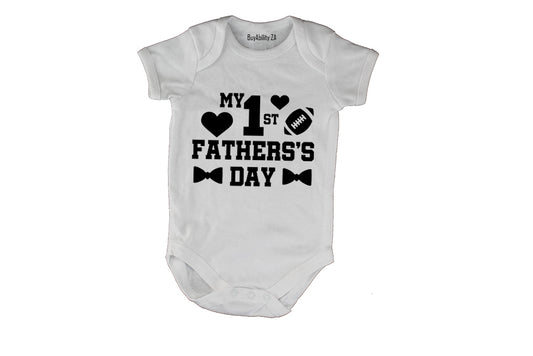 My 1st Father's Day - Bowtie - Baby Grow