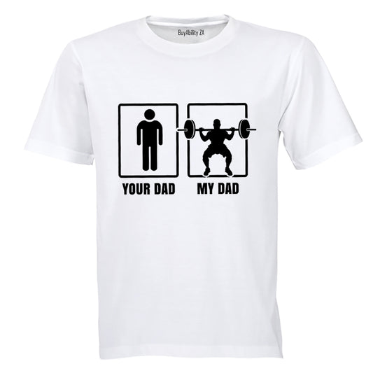 My Dad - Weightlifting - Kids T-Shirt