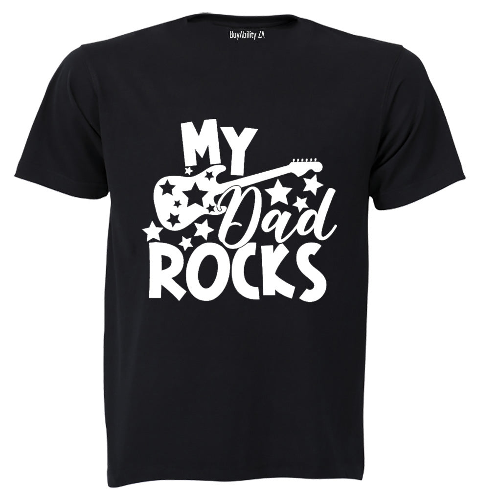 My Dad is Rocks - Guitar - Kids T-Shirt