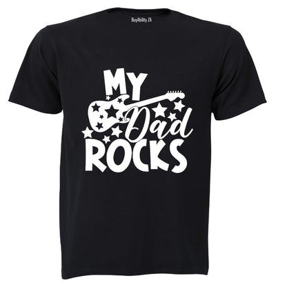 My Dad is Rocks - Guitar - Kids T-Shirt