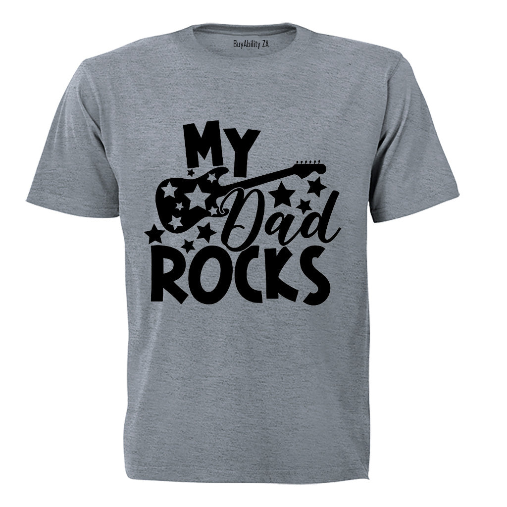 My Dad is Rocks - Guitar - Kids T-Shirt