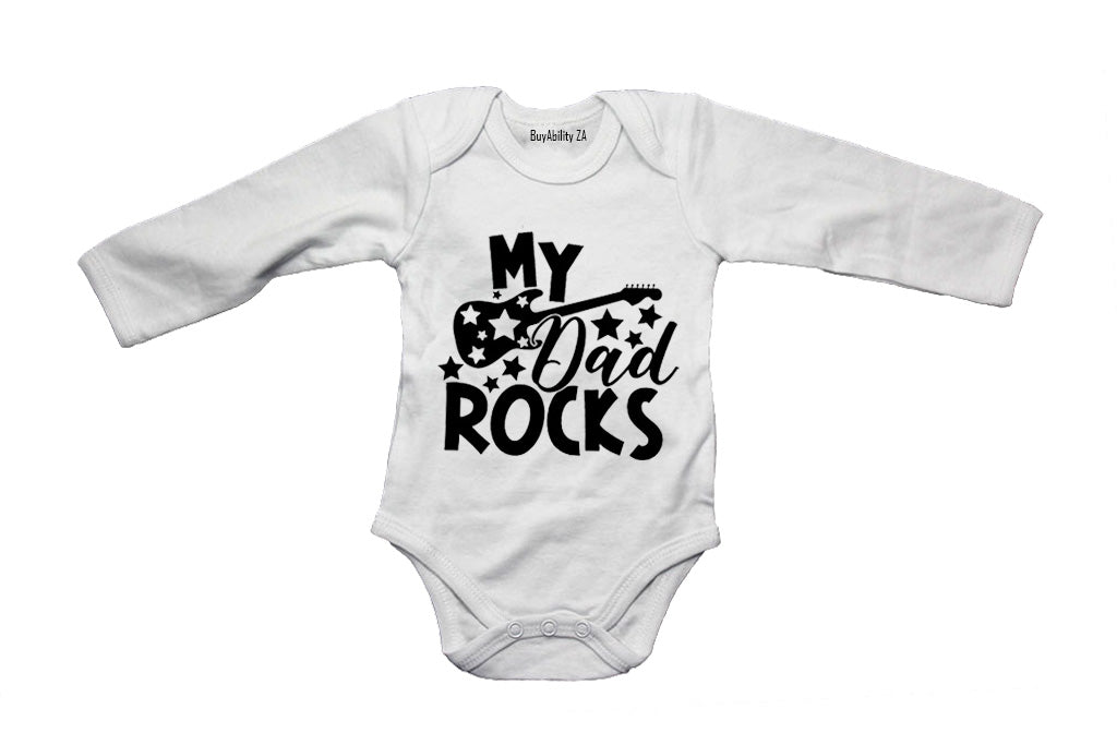 My Dad Rocks - Guitar - Baby Grow