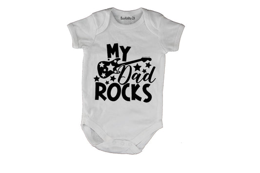 My Dad Rocks - Guitar - Baby Grow