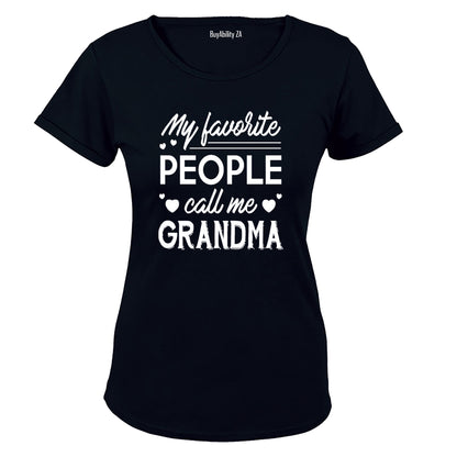 My Favorite People Call Me Grandma - Ladies - T-Shirt