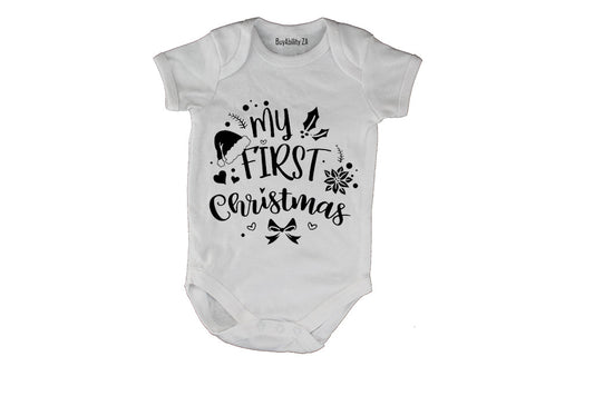 My First Christmas - Festive - Baby Grow