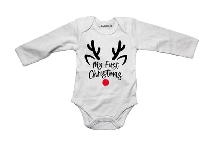 My First Christmas - Reindeer - Baby Grow