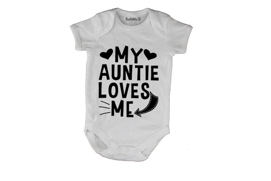 My Auntie Loves Me - Baby Grow