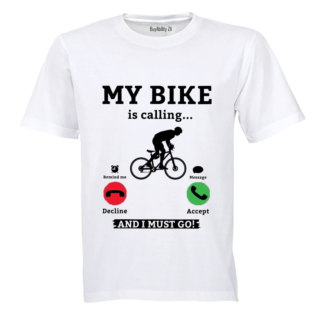 My Bike is Calling - Adults - T-Shirt