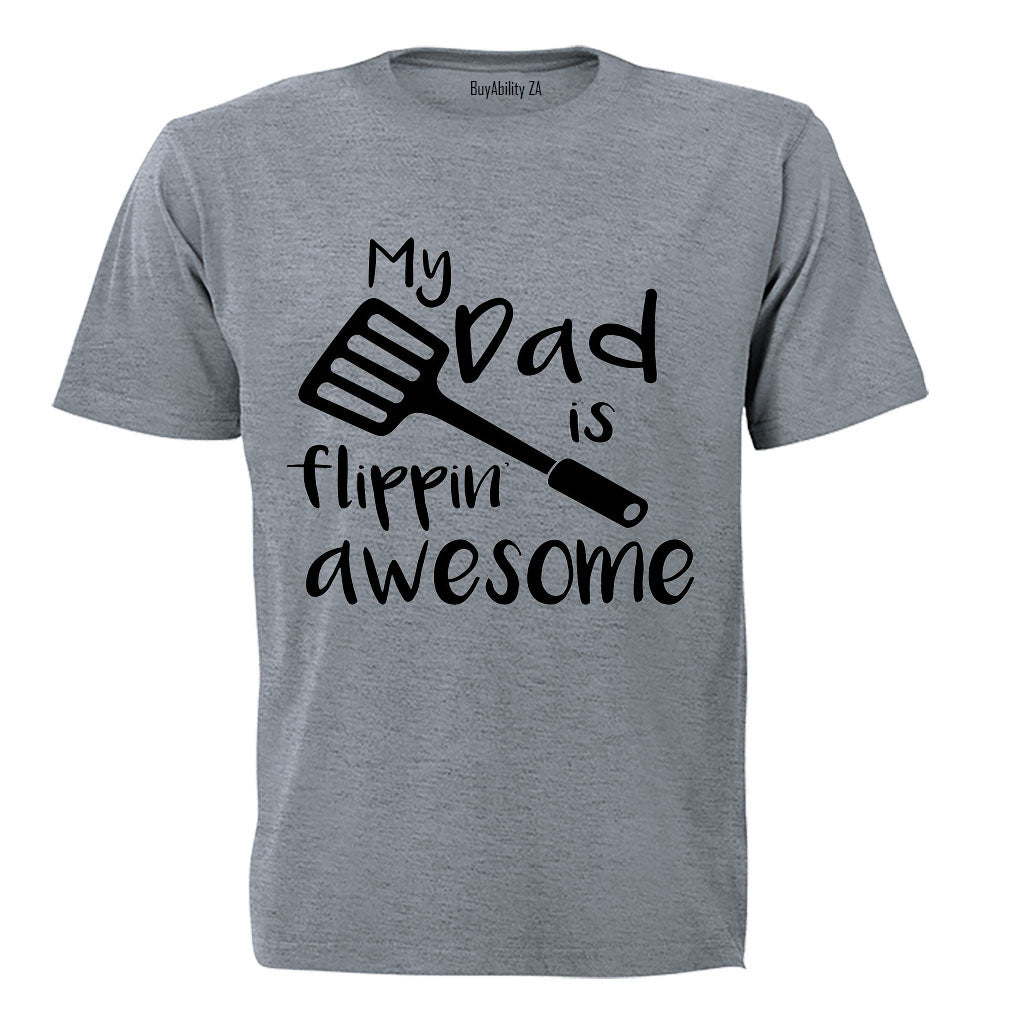 My Dad is Flippin' Awesome - Kids T-Shirt