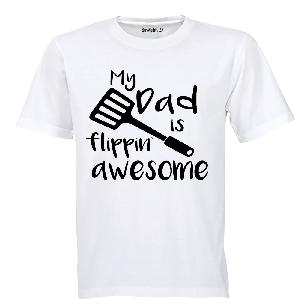 My Dad is Flippin' Awesome - Kids T-Shirt