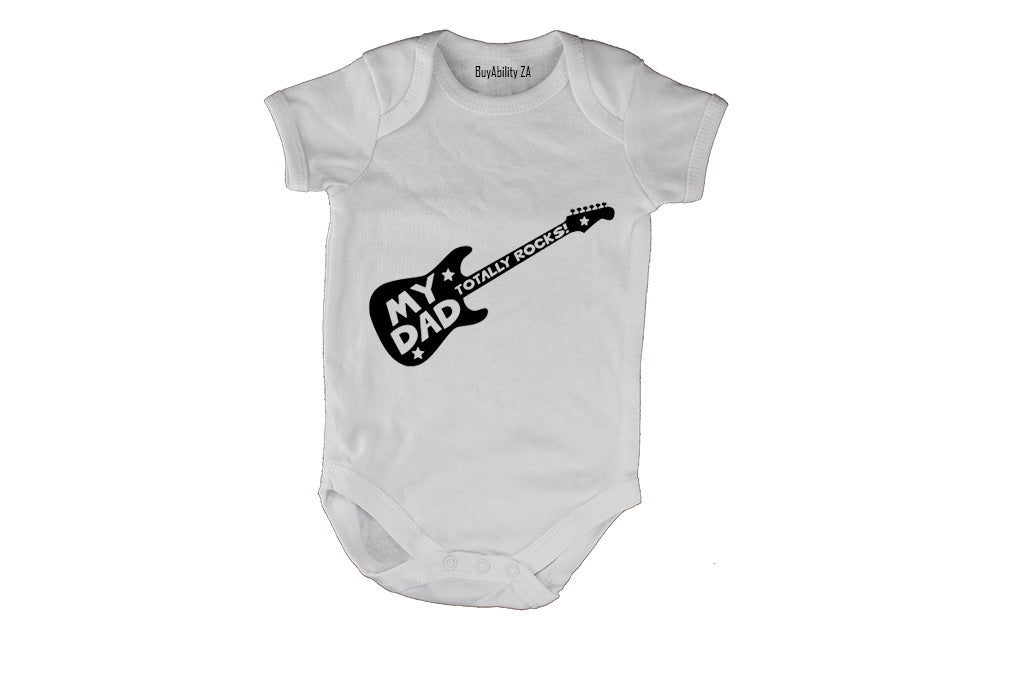 My Dad Totally Rocks! - Baby Grow