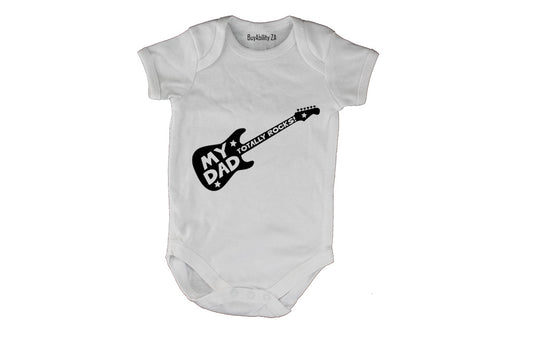 My Dad Totally Rocks! - Baby Grow