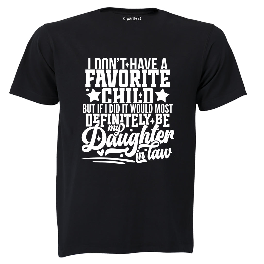 My Daughter In-Law - Adults - T-Shirt - BuyAbility South Africa