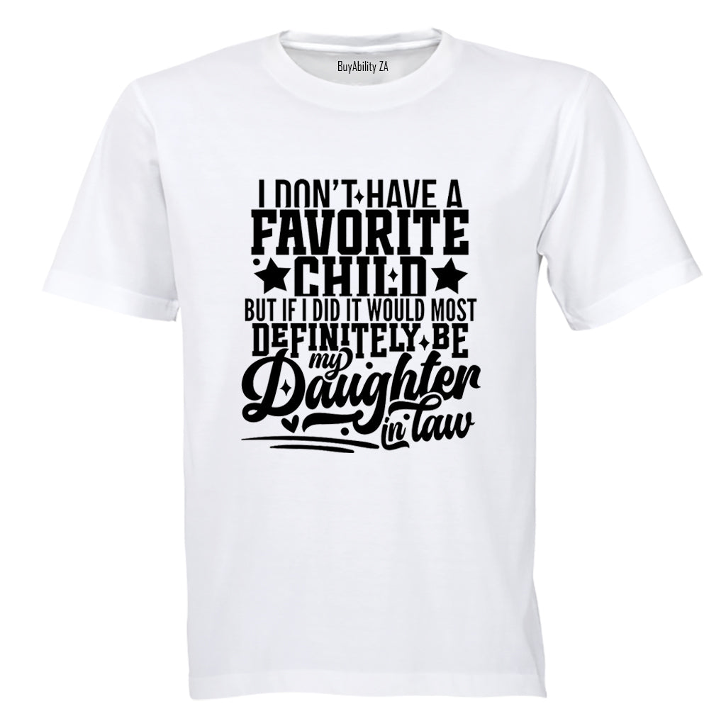 My Daughter In-Law - Adults - T-Shirt - BuyAbility South Africa