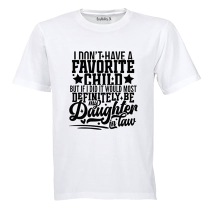 My Daughter In-Law - Adults - T-Shirt - BuyAbility South Africa